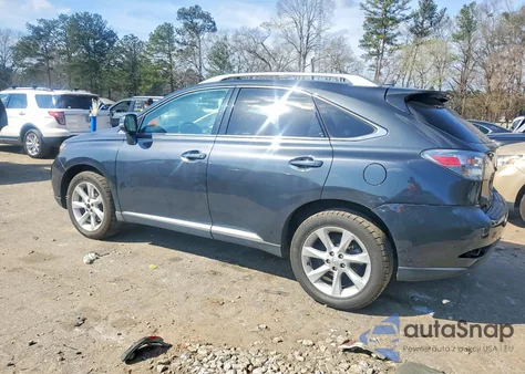 2010 Lexus Rx 350 Base из США, поврежденный, VIN 2T2ZK1BA0AC026968